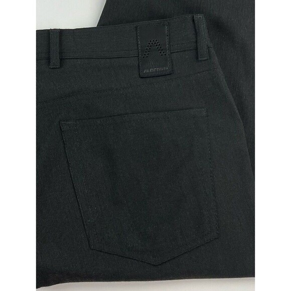 Alberto Ceramica Pants Mens Stone Modern Fit Black Pinstripe Stretch Sz 34x27.5 - Picture 3 of 9